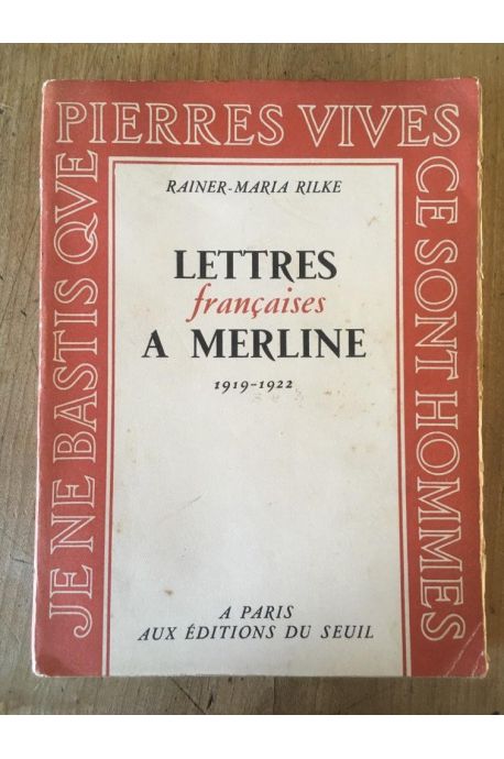 Lettres françaises à Merline 1919-1922
