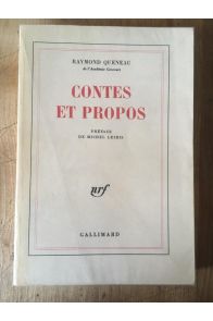 Contes et propos