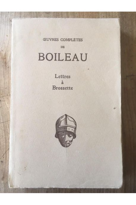 Oeuvres complètes, lettres à Brossette