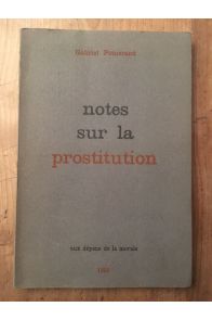 Notes sur la prostitution