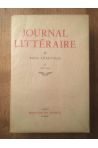 Journal littéraire, Tome II, 1907-1909
