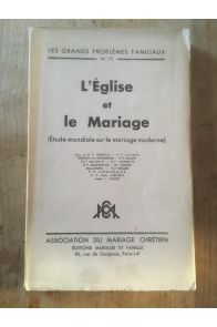 L'Eglise et le mariage