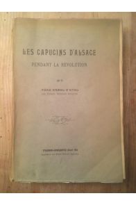 Les Capucins d'Alsace pendant la Révolution