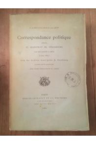 Correspondance politique adressée au magistrat de Strasbourg par ses agents à Metz