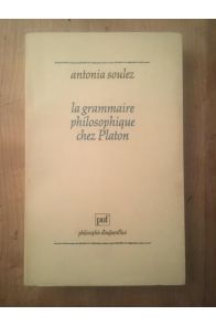 La grammaire philosophique chez Platon