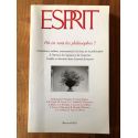 Revue Esprit Mars-avril 2012, Où en sont les philosophes ?