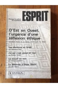 Revue Esprit Septembre 1981, D'Est en Ouest, l'urgence d'une réflesion éthique