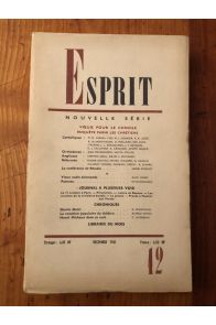 Revue Esprit décembre 1961, Voeux pour le concile, Enquête parmi les chrétiens