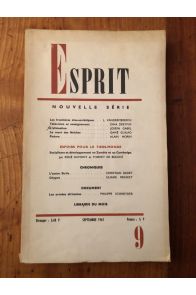 Revue Esprit Septembre 1967, Espoirs pour le Tiers-Monde
