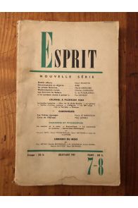 Revue Esprit Juillet-Aout 1959, Marxisme et philosophie