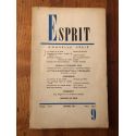 Revue Esprit Septembre 1963