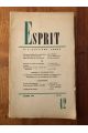 Revue Esprit Décembre 1948