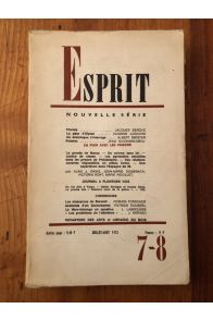 Revue Esprit Juillet-Aout 1972, En finir avec les prisons