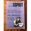 Esprit Juillet-Aout 1977, Meschonnic