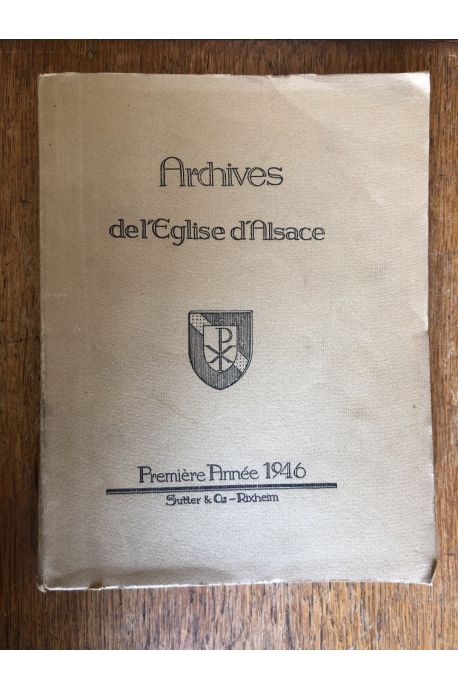 Archives de l'Eglise d'Alsace 1946