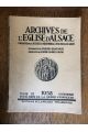 Archives de l'Eglise d'Alsace 1958