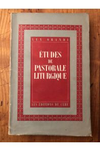 Etudes de pastorale liturgique