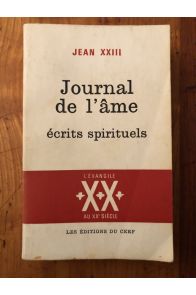 Journal de l'âme, écrits spirituels