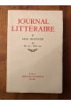 Journal littéraire tome XII, Mai 1937 - Février 1940