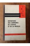 Répertoire des communes de l'Alsace et de la Moselle