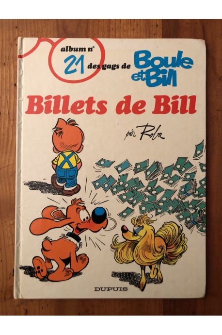 Boule et Bill, numéro 21, Billets de Bill
