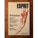 Revue Esprit Janvier 1985 Anticipations