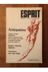 Revue Esprit Janvier 1985 Anticipations