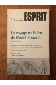 Revue Esprit Avril 1985 Le voyage en Grèce de Michel Foucault