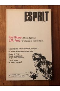 Revue Esprit Mai 1985