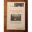 Revue Esprit Février 1987 L'utopie Beaubourg dix ans après