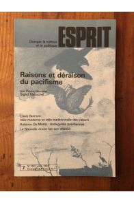 Revue Esprit Juillet 1983, raisons et déraisons du pacifisme