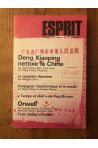 Revue Esprit Janvier 1984 Deng Xiaoping nettoie la Chine