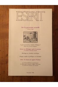 Revue Esprit Novembre 1988 Sur la perversion sexuelle