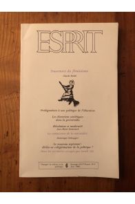 Revue Esprit Juin 1988 Souvenirs du féminisme