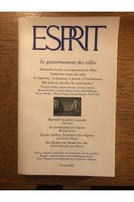 Esprit Février 2008 Le gouvernement des villes