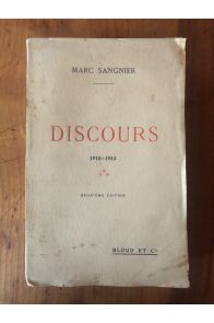 Discours 1910-1913