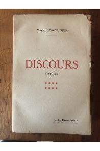 Discours 1923-1925