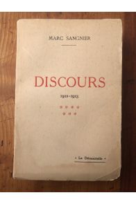 Discours 1922-1923