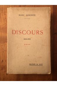 Discours 1912-1913