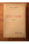 Discours 1912-1913