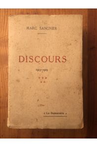 Discours 1913-1919