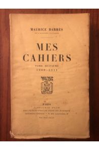 Mes Cahiers Tome huitième Novembre 1909 - Février 1911