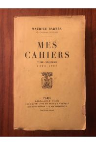 Mes Cahiers Tome cinquième Mai 1906 - Juin 1907