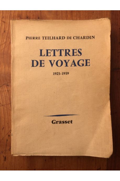 Lettres de voyage (1923-1955)