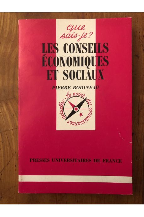 Les conseils économiques et sociaux