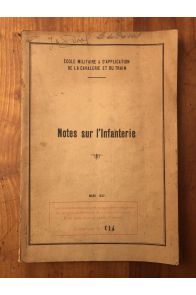 Notes sur l'Infanterie