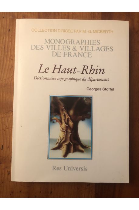 Le Haut-Rhin, dictionnaire topographique du département