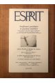 Revue Esprit Janvier 1990, Souffrance psychique et passions extrêmes