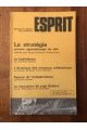 Revue Esprit Avril 1981, La stratégie comme apprentissage du réel