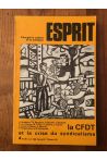 Revue Esprit Avril 1980, la CFDT et la crise du syndicalisme